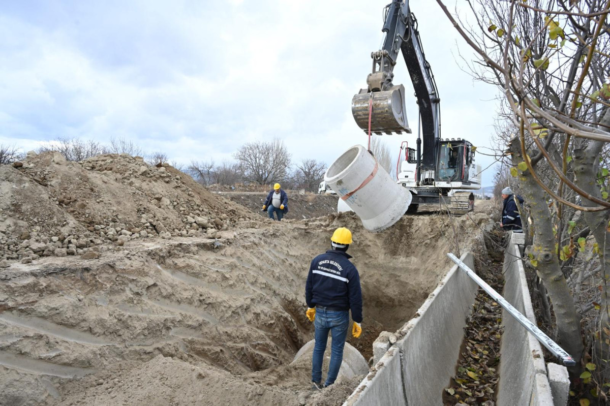 7600 metrelik yeni hat döşeniyor