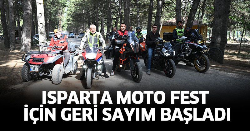 Isparta Moto Fest İçin Geri Sayım Başladı