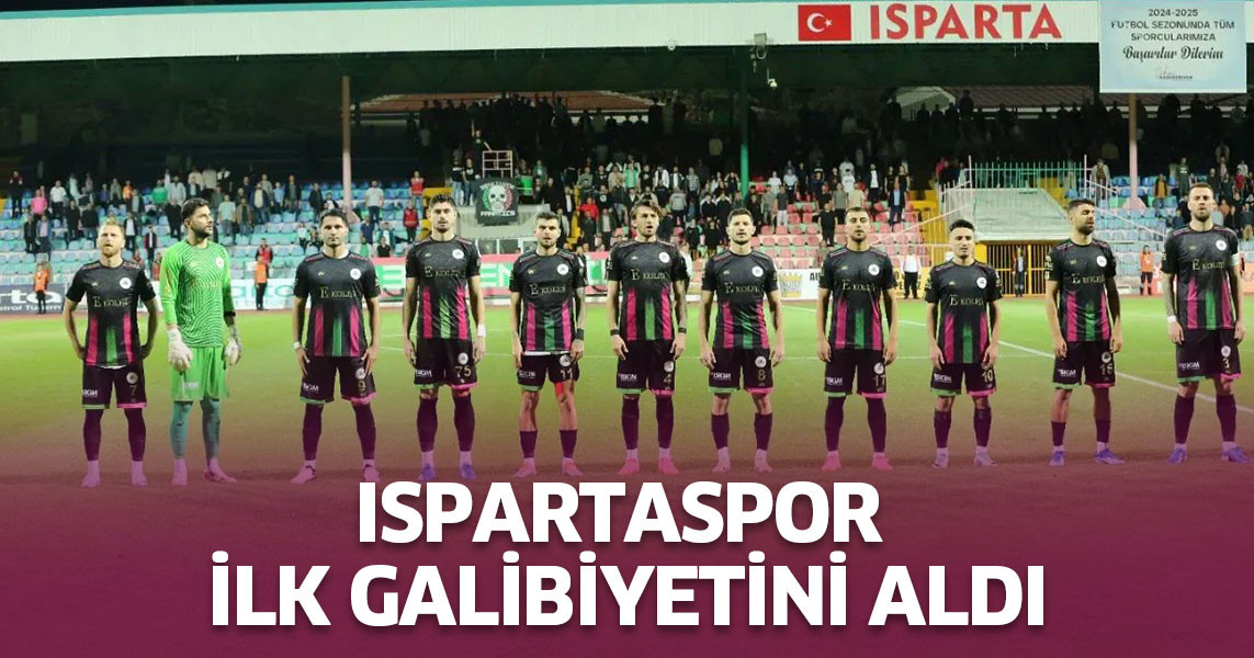 Ispartaspor İlk Galibiyetini Aldı