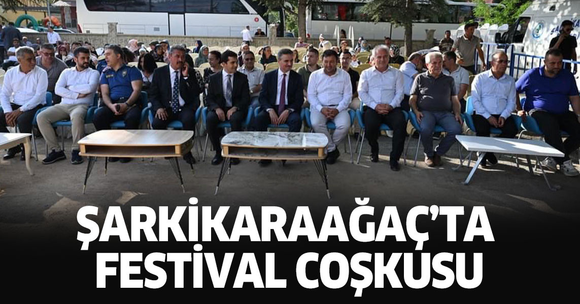 Şarkikaraağaç’ta festival coşkusu